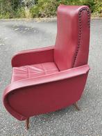 Bourgondische vintage fauteuil, Antiek en Kunst, Ophalen of Verzenden