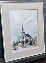 Aquarelle villance ( Luxembourg) Signe joseph tollet, Enlèvement ou Envoi