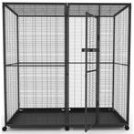 Volière 2x1x2 m cage perroquet MOBILE ara cacatoes amazone, Envoi, Métal, Neuf, Volière