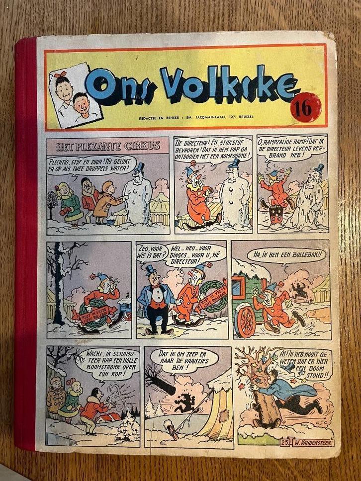 Verzamelbundel Ons Volkske nr. 16 - 50s, Verzamelen, Stripfiguren, Verzenden