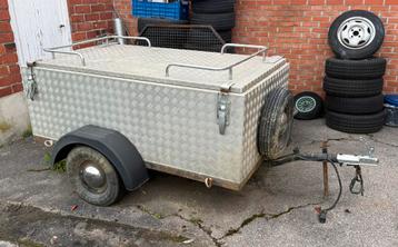 Gesloten aanhangwagen, Auto diversen, Aanhangers en Bagagewagens, Ophalen, Zo goed als nieuw