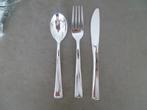 Set plastic bestek van imitatie roestvrij staal 25 x 3 stuks, Ophalen of Verzenden, Nieuw