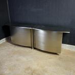 Vintage Belgo Chrom Dressoir, Huis en Inrichting, Kasten | Dressoirs, Ophalen, Vintage, 200 cm of meer, Metaal