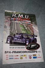Automobiel poster 2000 spa francorchamps cadillac, Verzamelen, Ophalen of Verzenden, Gebruikt, Reclamebord