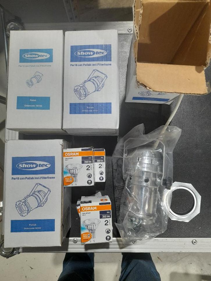 showtec par16 + lamp, Muziek en Instrumenten, Licht en Laser, Nieuw, Licht, Ophalen