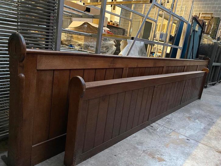 Grote eikenhouten ballustrade uit kerk, Antiquités & Art, Curiosités & Brocante, Enlèvement