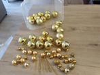 Kerst assortiment gouden Kerstballen (62 stuks), Diversen, Kerst, Ophalen of Verzenden, Zo goed als nieuw