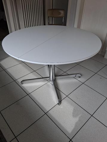 table de cuisine ovale ronde blanche, Enlèvement, Utilisé