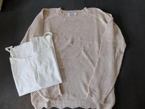 Doorkijk truitje Mayoral + topje maat 16 of 162cm, Kinderen en Baby's, Kinderkleding | Maat 152, Zo goed als nieuw, Meisje, Trui of Vest