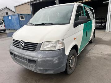 VOLKSWAGEN TRANSPORTER T5, Auto's, Bestelwagens en Lichte vracht, 4 deurs, Stof, Volkswagen, Wit