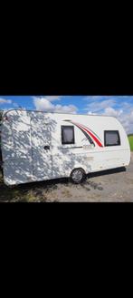 Burstner Averso 430TS + mover, Caravans en Kamperen, Caravans, Ringverwarming, Treinzit, Particulier, Omvormbare zithoek