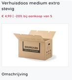 Verhuisdozen extra stevig (10 stuks), Doe-het-zelf en Bouw, Kratten en Dozen, Ophalen, Zo goed als nieuw