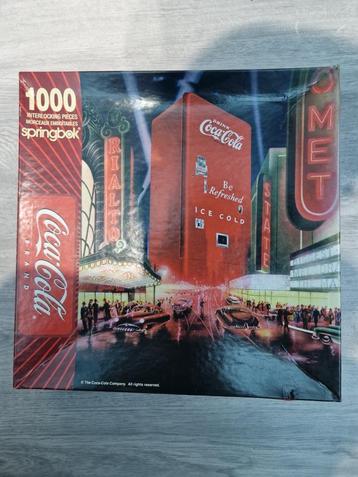 Coca Cola automaatpuzzel van 1000 stukjes beschikbaar voor biedingen