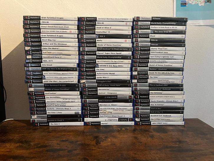100-tal PS2 Games, Games en Spelcomputers, Games | Sony PlayStation 2, Zo goed als nieuw, Ophalen of Verzenden