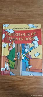 Geronimo Stilton: Griezelquiz op leven en dood, Ophalen of Verzenden, Zo goed als nieuw