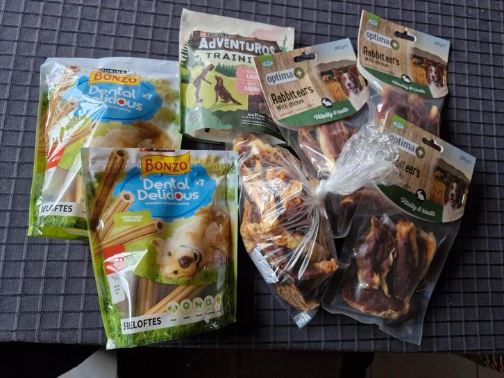 Lot van 9 pakjes, Dieren en Toebehoren, Dierenvoeding, Ophalen of Verzenden