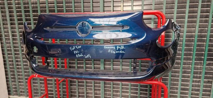 PARE CHOC avant FIAT 500 PHASE 2 II 2017 par choc a repeindr, Auto-onderdelen, Carrosserie, Fiat, Voor, Links, Ophalen