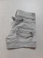 Short en jeans gris clair Groggy femme taille 34, Comme neuf, Courts, Taille 34 (XS) ou plus petite, Groggy
