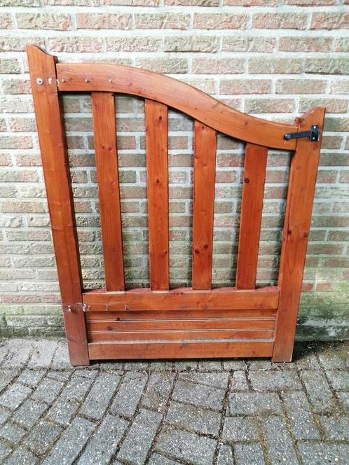 houten poortje, Tuin en Terras, Tuinpoorten, Gebruikt, Draaipoort, Hout, 100 tot 150 cm, Minder dan 100 cm, Ophalen