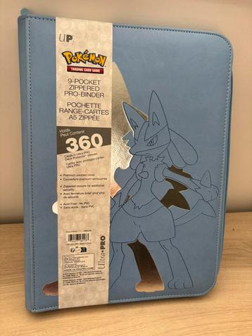 Ultra Pro Elite Series Lucario 9-Pocket Zippered PRO Binder beschikbaar voor biedingen