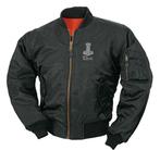 Bomberjas Thor's hamer geborduurd L Nieuw, Maat 52/54 (L), Verzenden, Zwart, Nieuw