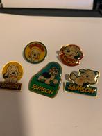 Lot van 5 retro pins van Samson en Gert, Verzamelen, Ophalen of Verzenden, Zo goed als nieuw
