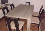 dining table with oak chairs, Huis en Inrichting, Ophalen