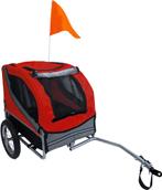 Boon fietskar Runner 1, rood/grijs., Fietsen en Brommers, Fietsaccessoires | Aanhangwagens en Karren, Opvouwbaar, Nieuw, 20 tot 40 kg
