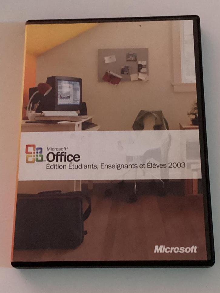 Office 2003 editie studenten - docenten in het Frans., Computers en Software, Office-software, Gebruikt, MacOS, Windows, Access