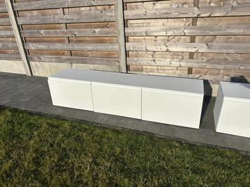 Ikea Besta tv meubel (2 stuks verkrijgbaar), Ophalen, Zo goed als nieuw