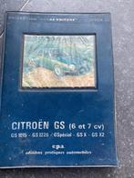 carnet de réparation Citroen GS 1015/ 12020 /gs special -GSX, Livres, Citroën, Utilisé, Enlèvement ou Envoi