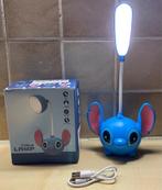 Petite lampe de chevet rechargeable bleu Stitch neuve, Maison & Meubles