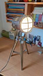Lampe style projecteur, Maison & Meubles, Enlèvement, Utilisé, Métal, Moins de 100 cm