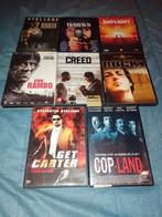 Te koop op dvd: de evoluerende lijst van Sylvester Stallone-, Cd's en Dvd's, Vanaf 9 jaar, Ophalen of Verzenden, Zo goed als nieuw