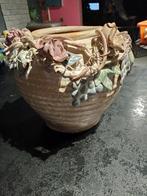 Gros pot en Terre cuite vernissé, Jardin & Terrasse, Pots de fleurs, Intérieur