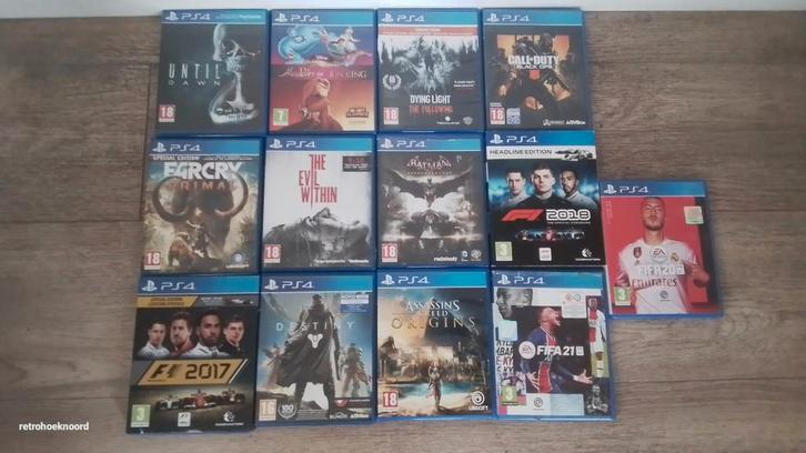 Diverse Playstation 4 games. UPDATE 22/11, Games en Spelcomputers, Games | Sony PlayStation 4, Zo goed als nieuw, Overige genres