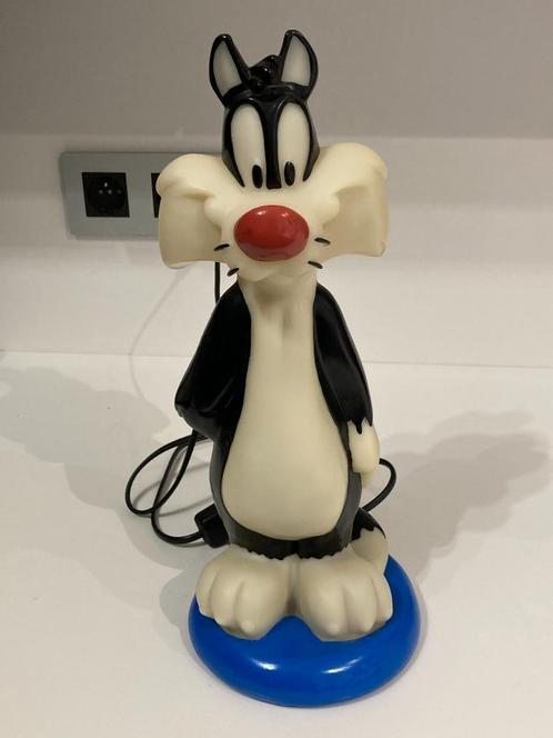 Lamp Sylvester & Tweety, Verzamelen, Stripfiguren, Gebruikt, Beeldje of Figuurtje, Looney Tunes, Ophalen of Verzenden