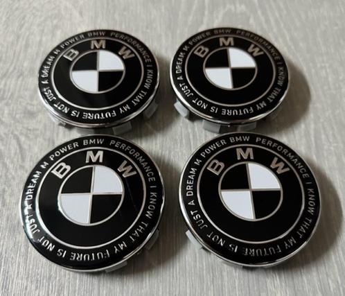 50 jaar BMW/ Anniversary Zwarte Naafdoppen / Naafkappen 68m, Auto diversen, Wieldoppen, Nieuw, Verzenden