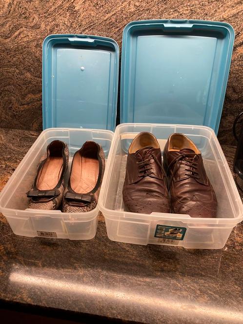 Boîtes à chaussures en plastique robuste pour hommes, Vêtements | Femmes, Chaussures, Comme neuf, Enlèvement ou Envoi