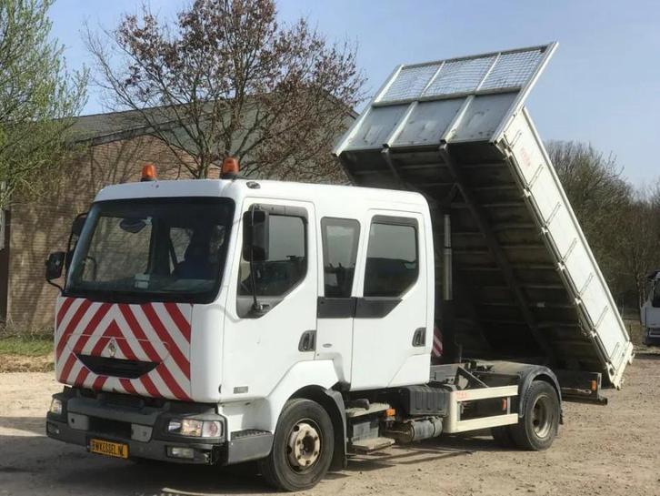 Renault Midlum 150 Kipper Tipper Open Laadbak (bj 2005), Auto's, Vrachtwagens, Bedrijf, Te koop, ABS, Cruise Control, Elektrische ramen