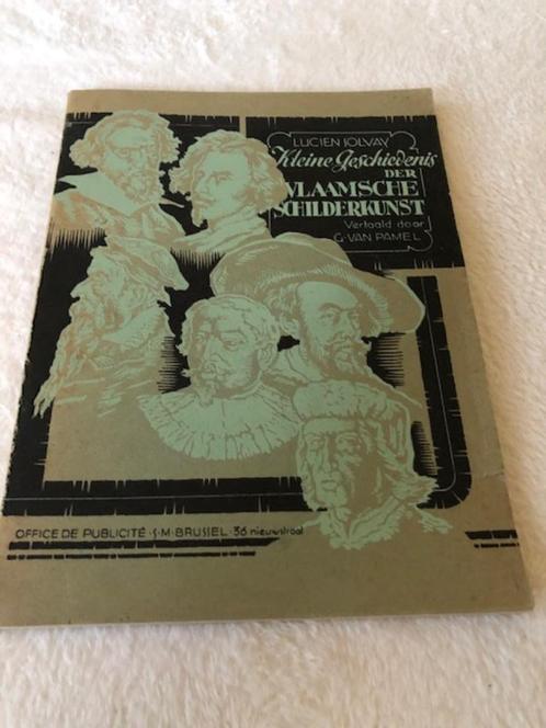 Kleine geschiedenis der Vlaamsche schilderkunst - Lucien Sov, Antiek en Kunst, Antiek | Boeken en Manuscripten, Ophalen of Verzenden