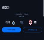 Tickets club brugge, Tickets en Kaartjes, Twee personen