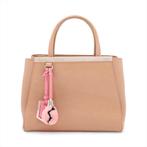 Fendi 2Jours handtas, Handtassen en Accessoires, Verzenden, Gebruikt, Beige, Handtas