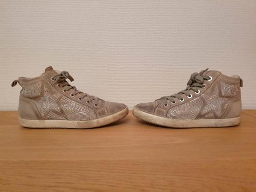 Sneakers pour femme en nubuck - TAMARIS - Pointure 38, Kleding | Dames, Schoenen, Gedragen, Sneakers, Beige, Ophalen of Verzenden