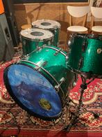 Ludwig Classic Maple Green Sparkle 24/13/16/18, Muziek en Instrumenten, Drumstellen en Slagwerk, Ophalen, Zo goed als nieuw, Ludwig
