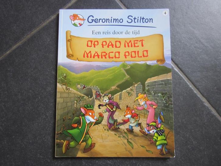Strip Geronimo Stilton een reis door de tijd, Boeken, Stripverhalen, Gelezen, Eén stripboek, Ophalen of Verzenden