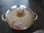 Kookpot 20 cm inox Demeyere zilver_goud, Huis en Inrichting, Inox, Gebruikt, Keramische plaat, Ophalen