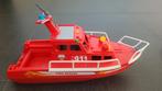 playmobil brandweerboot, Ophalen of Verzenden, Gebruikt