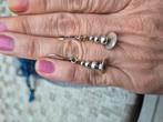 Mooie zilveren bolletjes oorbellen 925 gestempeld, Enlèvement ou Envoi, Comme neuf