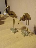 Koppel ooievaars, Antiquités & Art, Antiquités | Bronze & Cuivre, Enlèvement ou Envoi